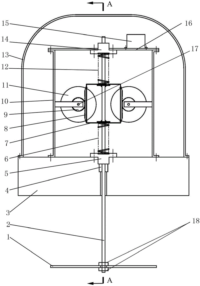 Rotary wave energy piezoelectric power generation apparatus