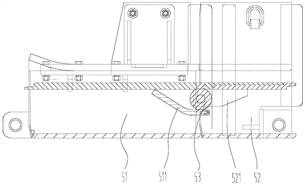 Scraper conveyer for heading machine