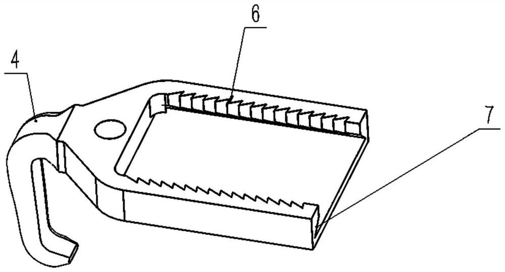 A mechanical self-locking sternal stapler