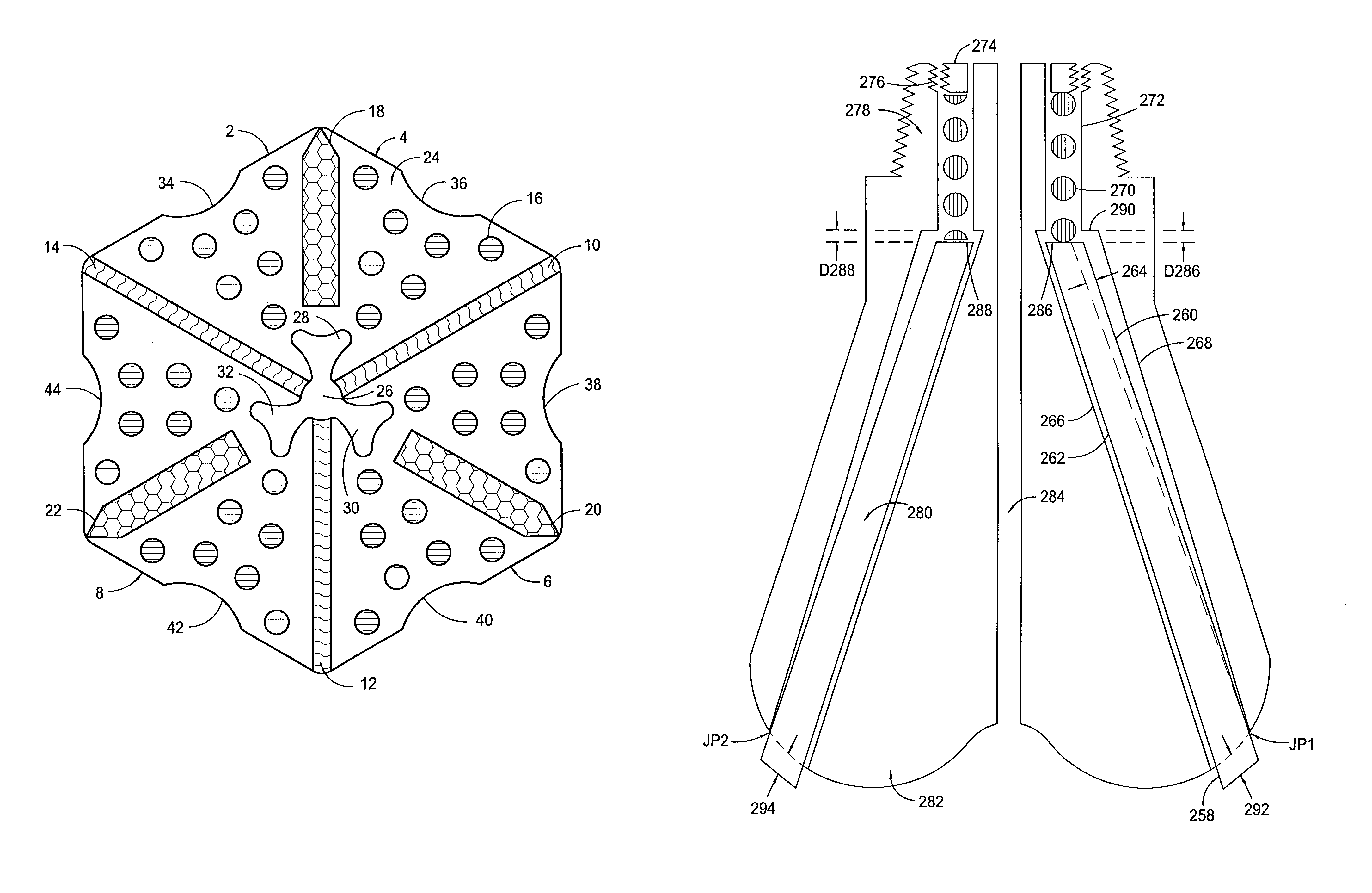 Rotary drill bit compensating for changes in hardness of geological formations