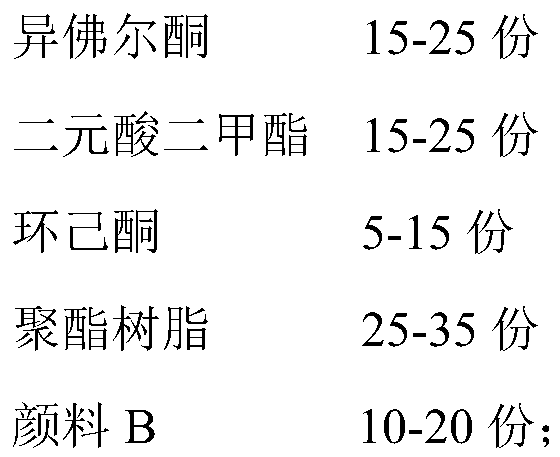 Composite copper plate printing ink applicable to pearl wool sheet material printing and preparation method thereof