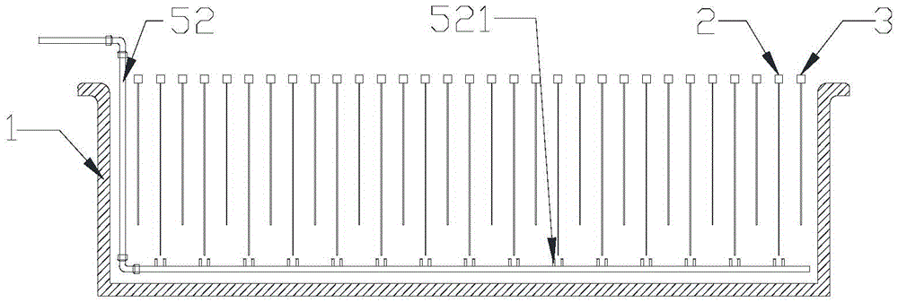 Device and implementation method for high current density electrowinning metal deposition with bottom-feeding liquid circulation