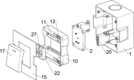 Switching device with replaceable switching element assembly