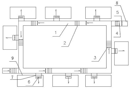 A district dynamic cycle refrigeration and heating system