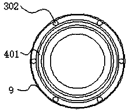 Extrusion equipment with cooling function for bearing washer processing