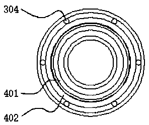 Extrusion equipment with cooling function for bearing washer processing