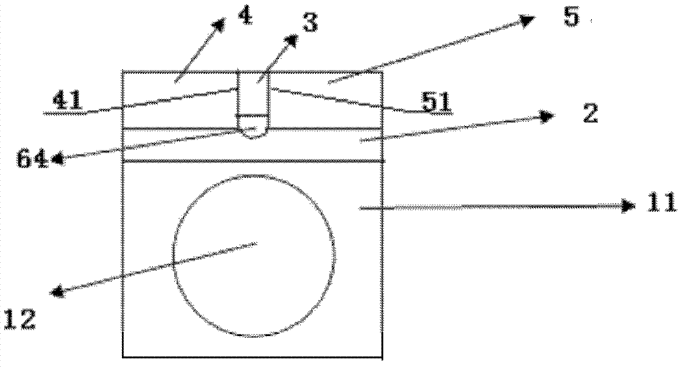 Solid state laser device array packaging structure and solid state laser device array packaging method