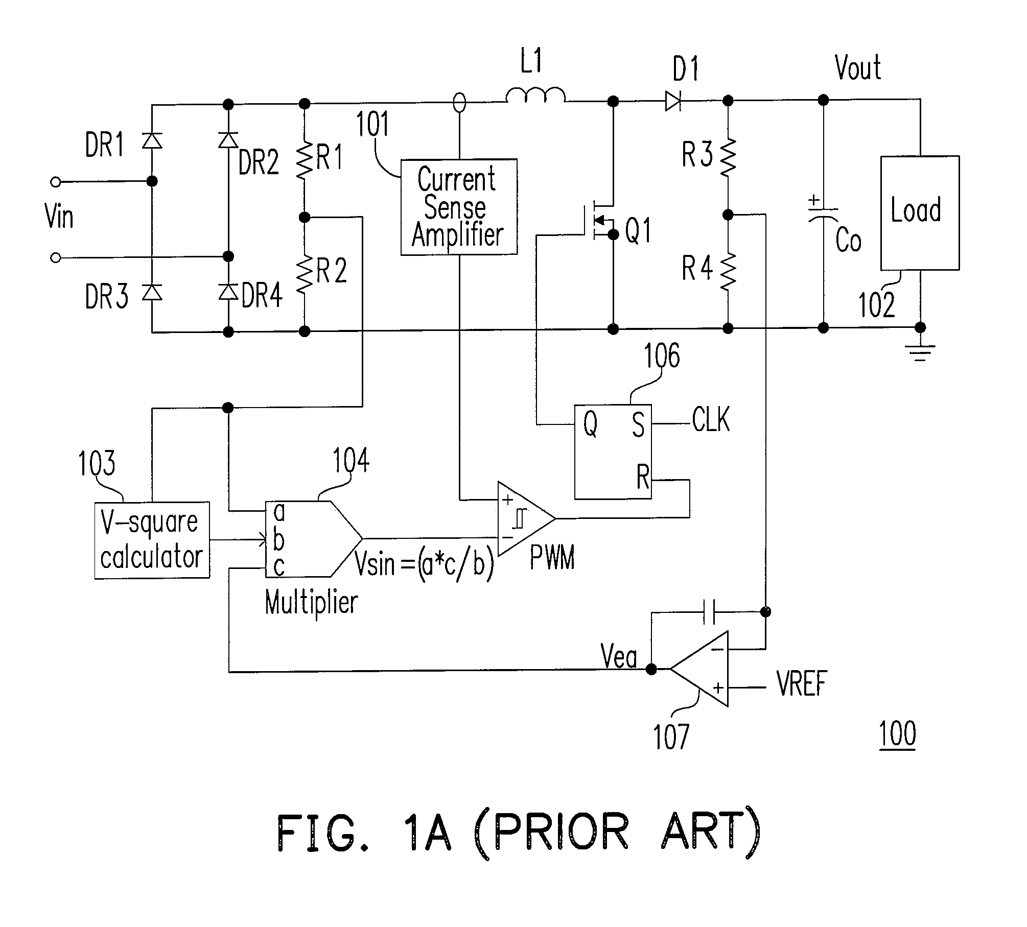 Active power factor correction circuit and control method thereof