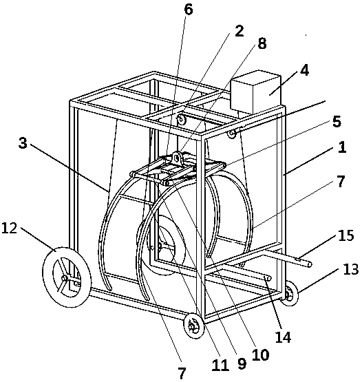 A carbon product transporting truck