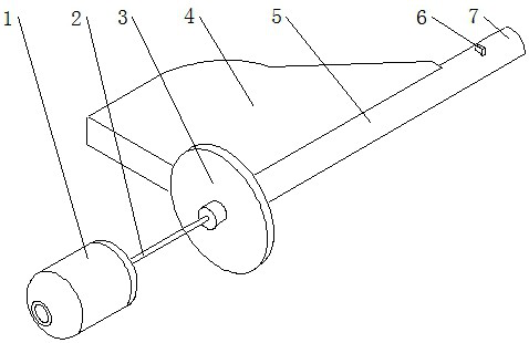 Pneumatic reciprocating type sponge ball launching device for pipeline pulling and washing