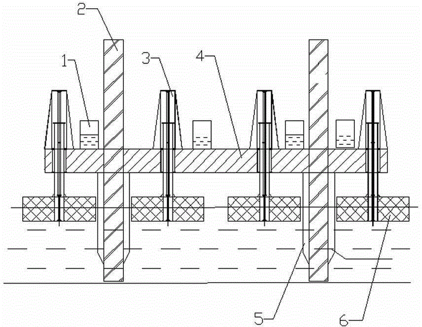 A platform device that can be used for large-scale wave power generation