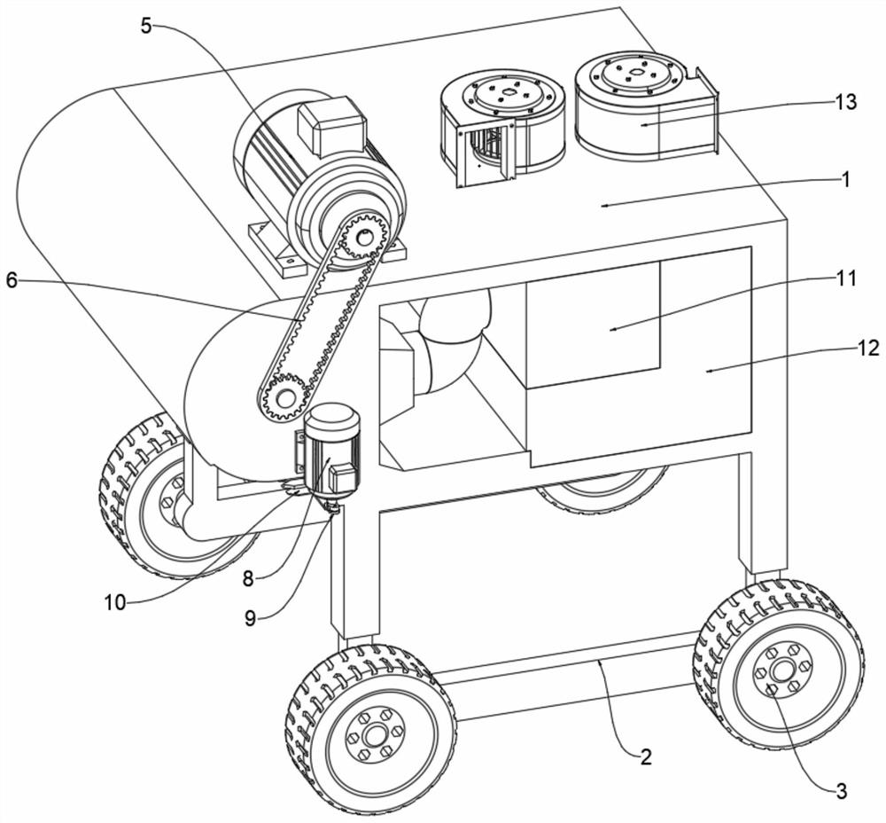 Multi-stage tea leaf picking device for picking tender tea leaves