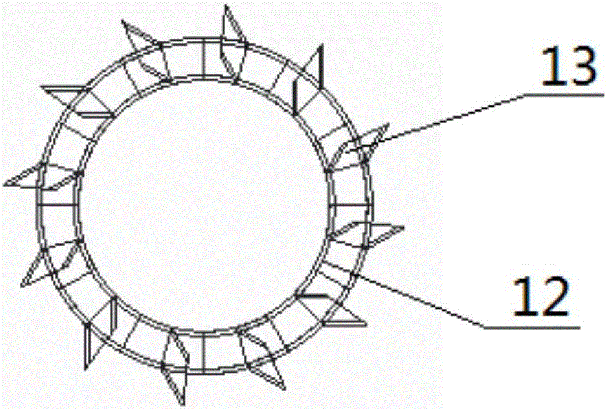 Engine and double-whirl mixing device thereof