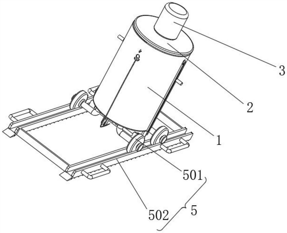 Novel pitch tank variable-pitch stirrer