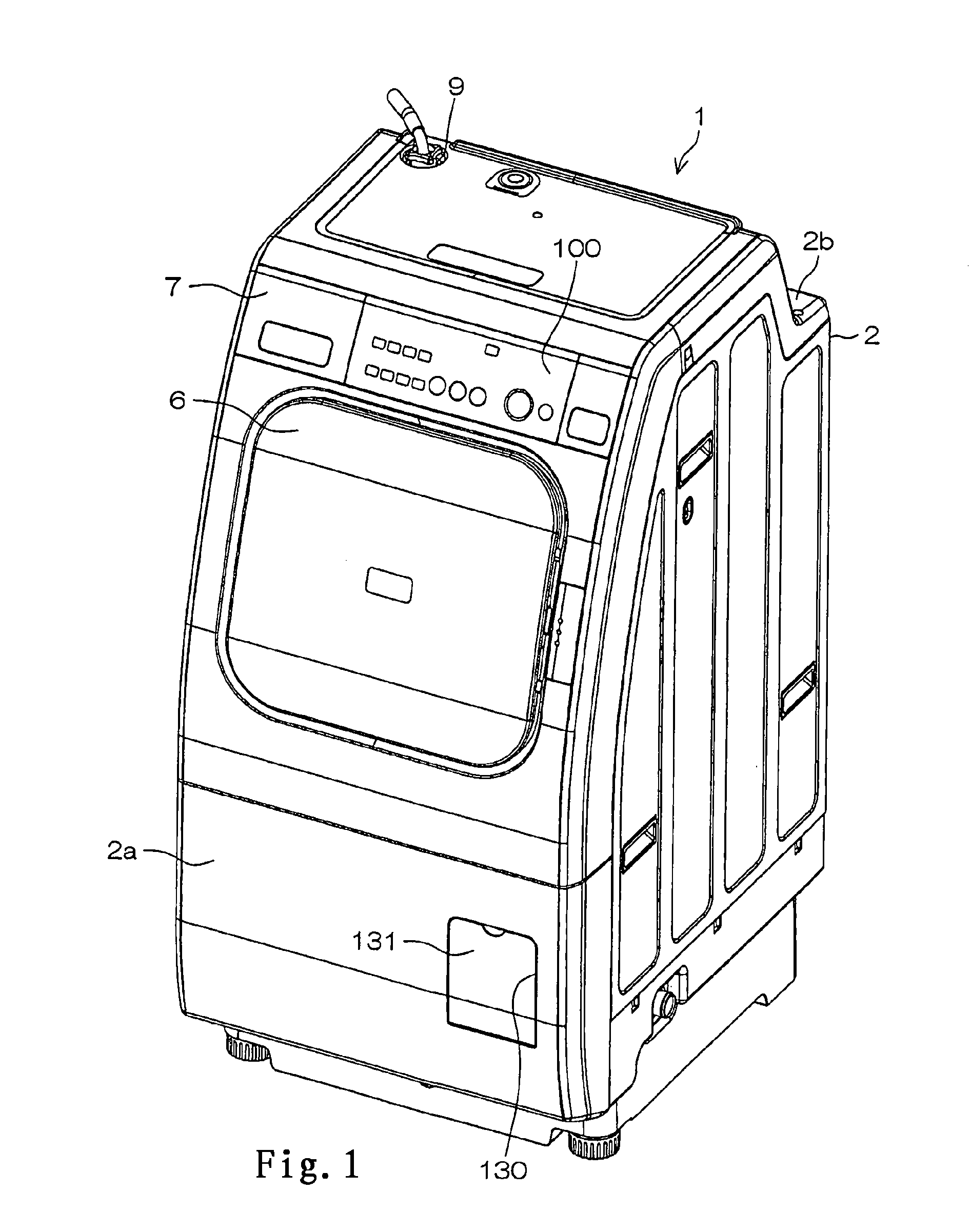 Washing machine, and ozone generator