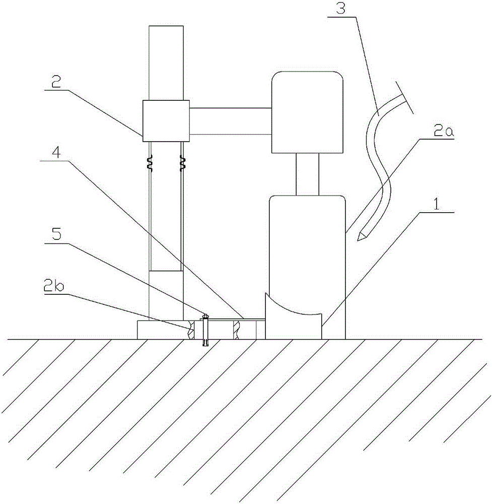 A water-retaining method for a core drilling machine