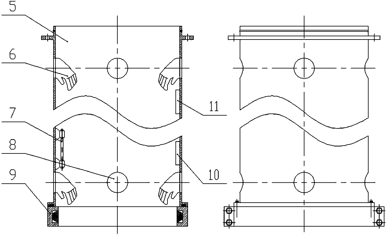 High-temperature reactor control rod system overhaul device and technology based on ergonomics