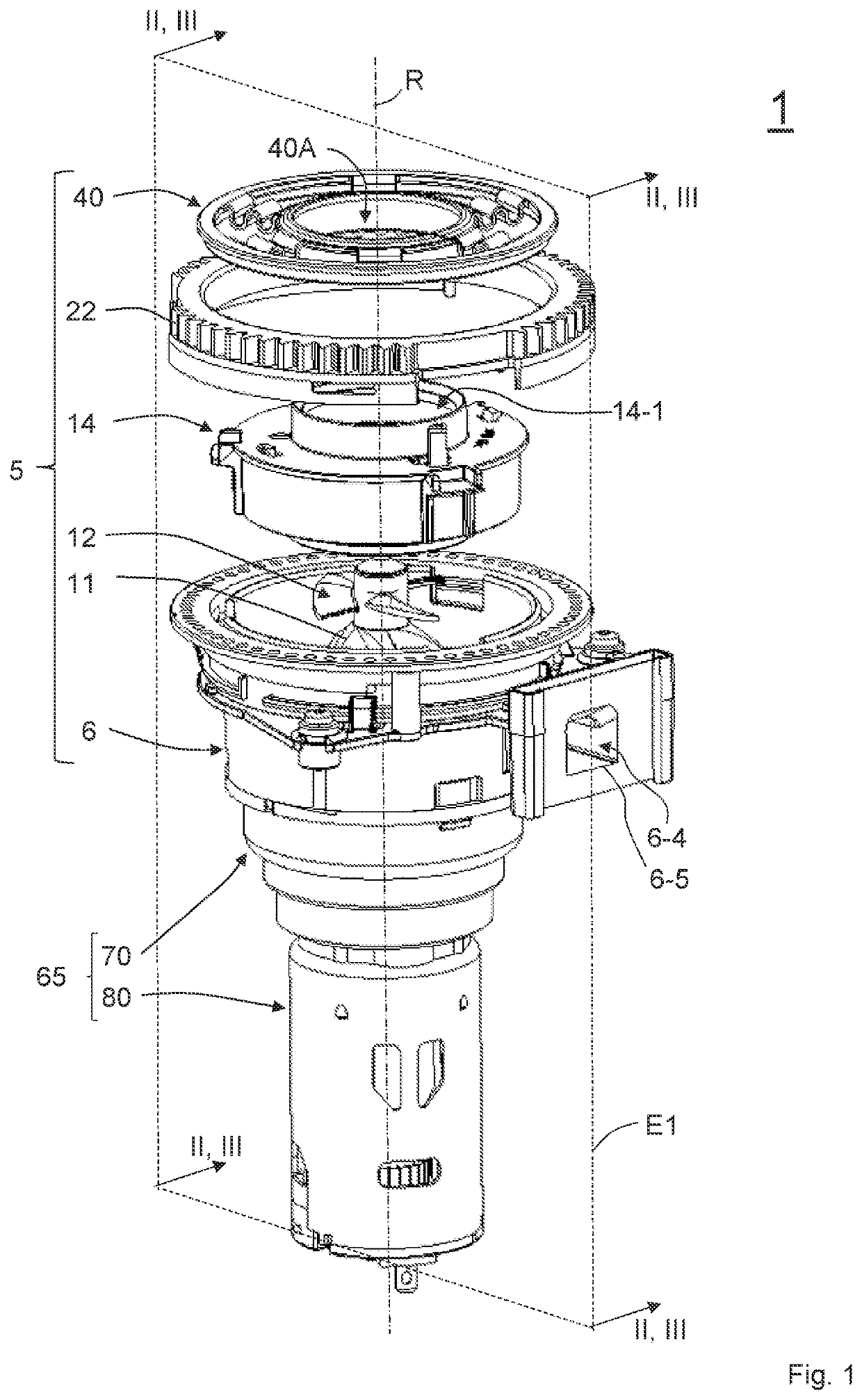 Grinder for grinding material to be ground