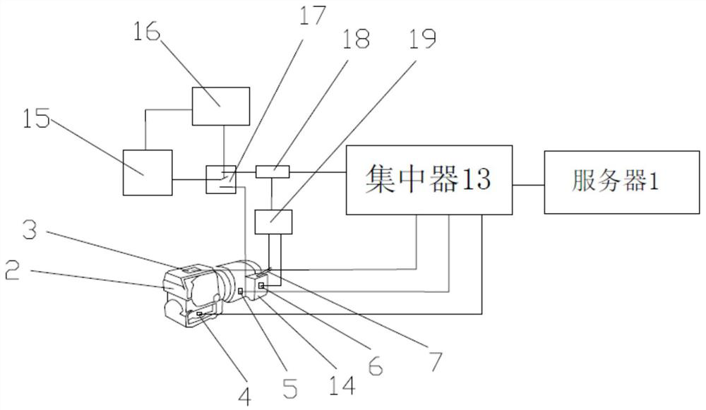 A distributed geared motor energy monitoring system and method