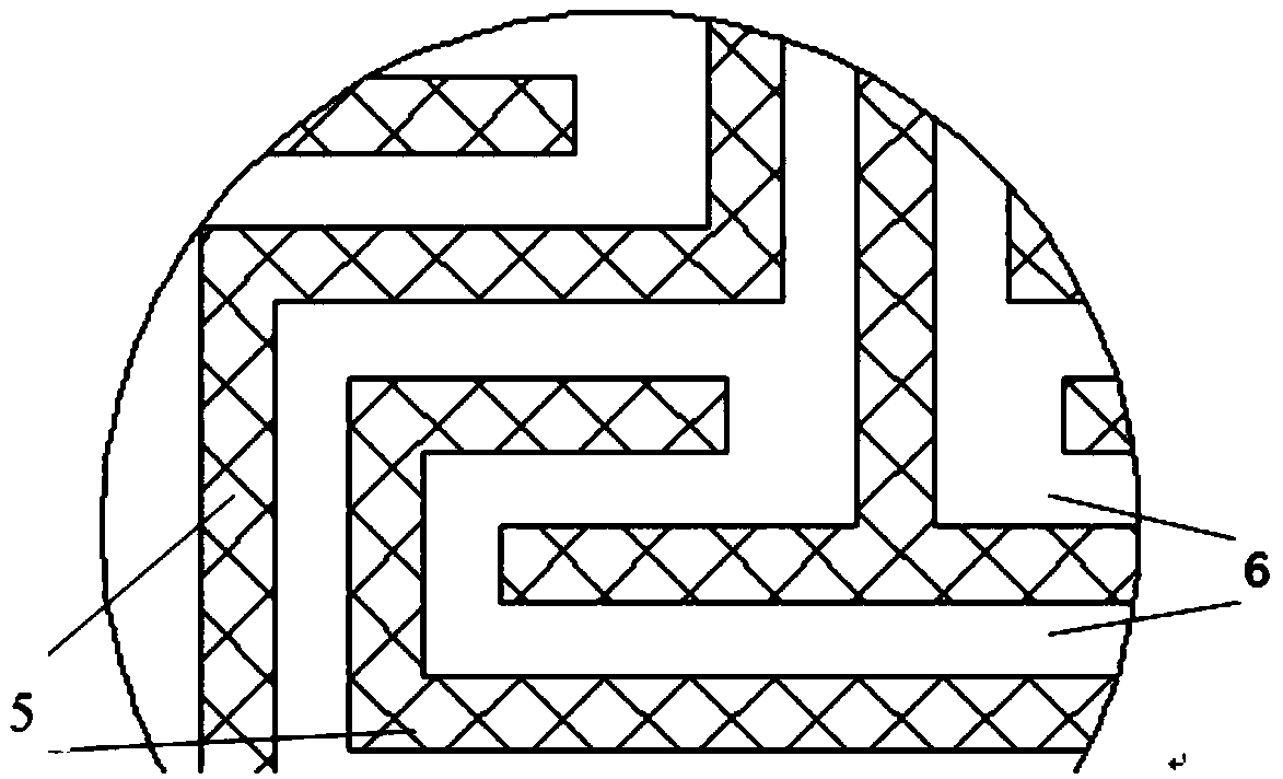 Water flow field for water guide bipolar plate of static water drainage fuel cell