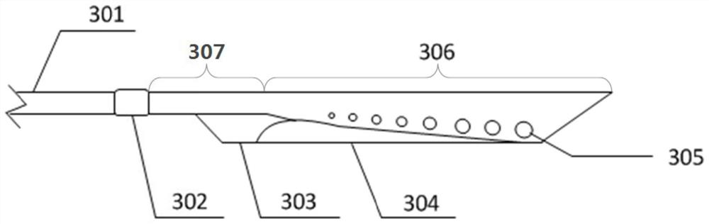 Multi-phase mixed material split-phase collection device and split-phase collection method and application thereof