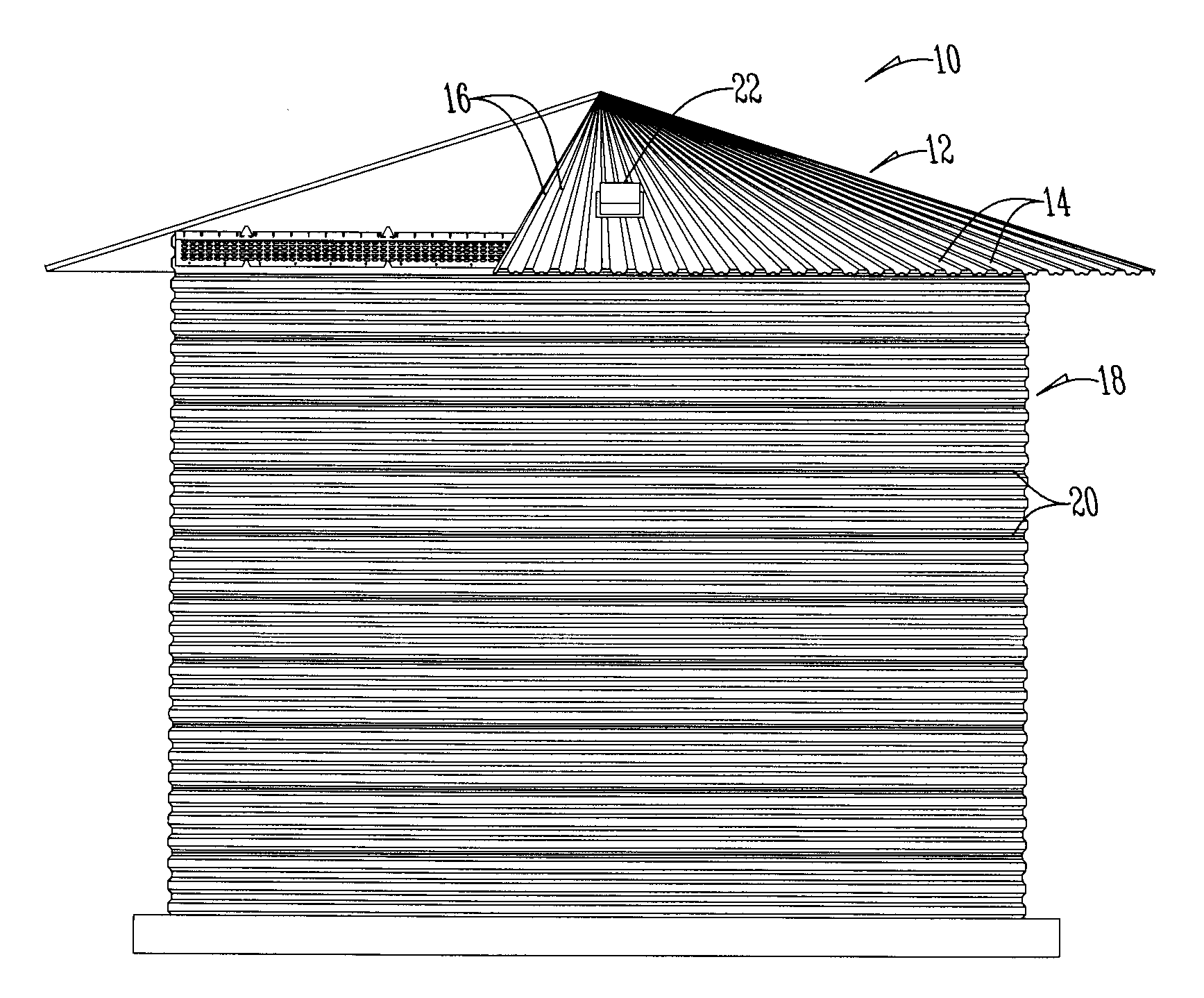 Vent Assembly For A Grain Bin