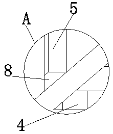 Green energy-saving rainwater collecting device