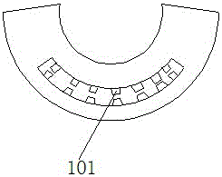 Safety auxiliary wheel device in case of disengaging of car wheel