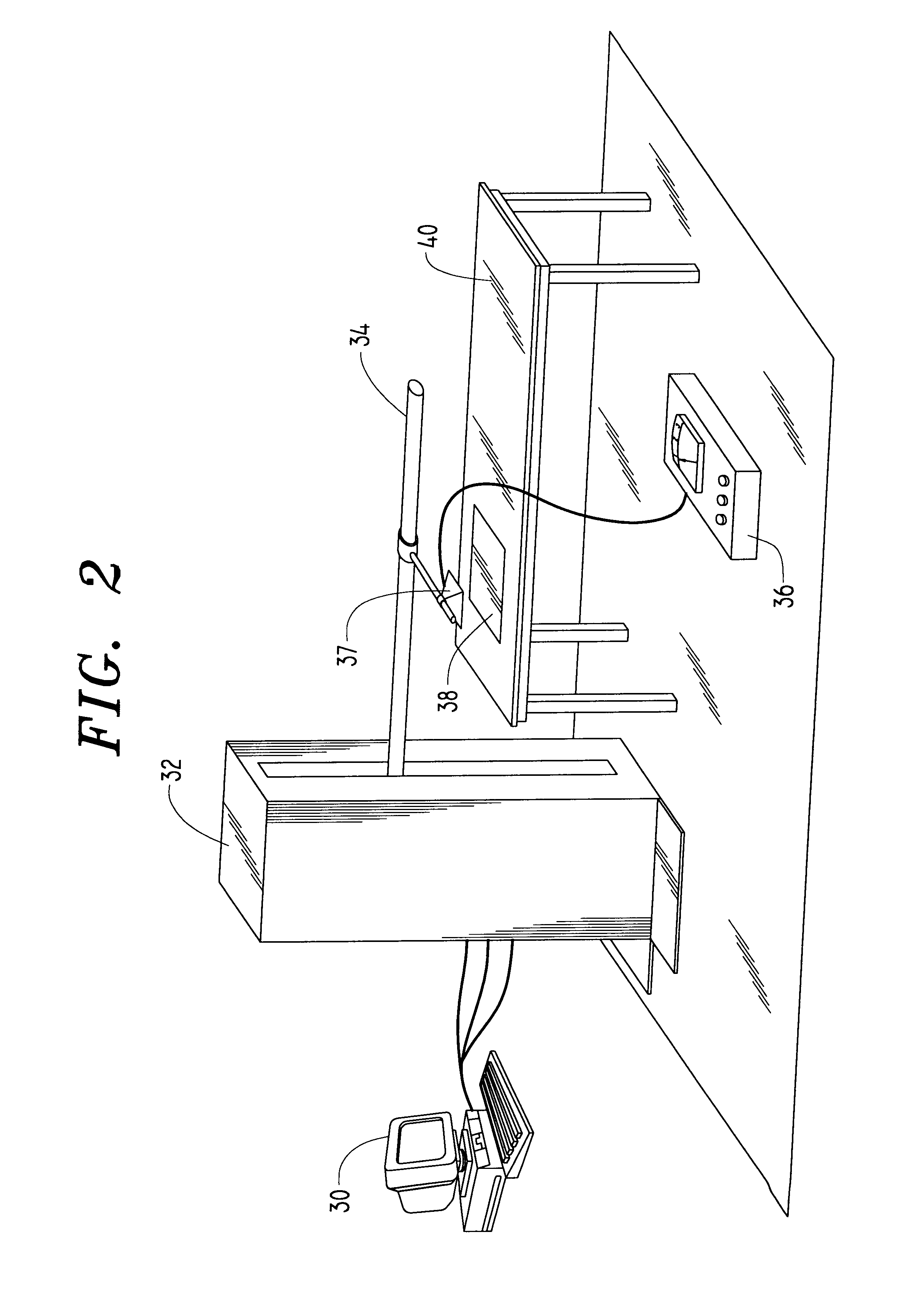 Magnetic field strength mapping system