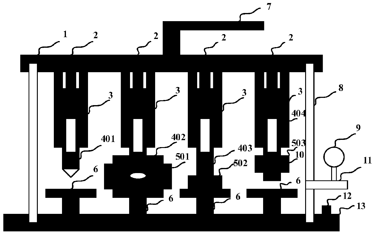 GIS composite partial discharge power supply simulation device