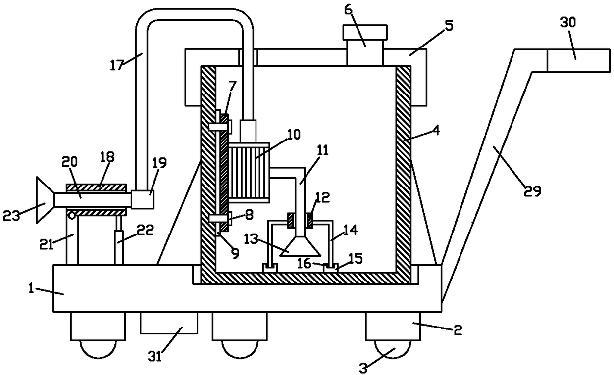 Spray irrigation equipment for tea leaf planting