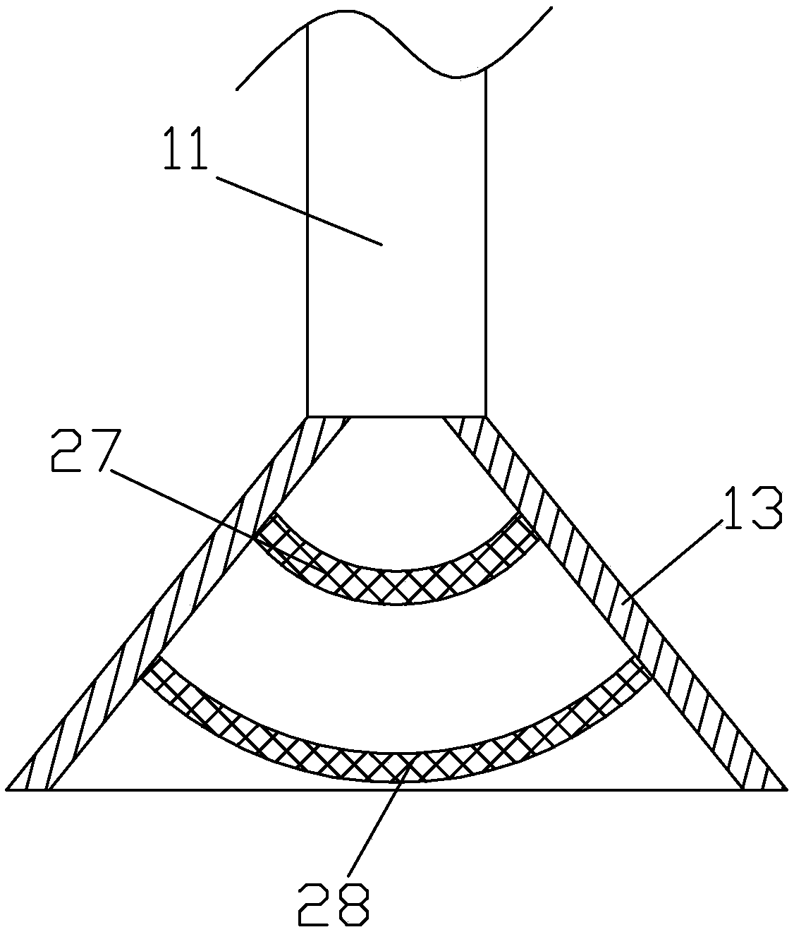 Spray irrigation equipment for tea leaf planting