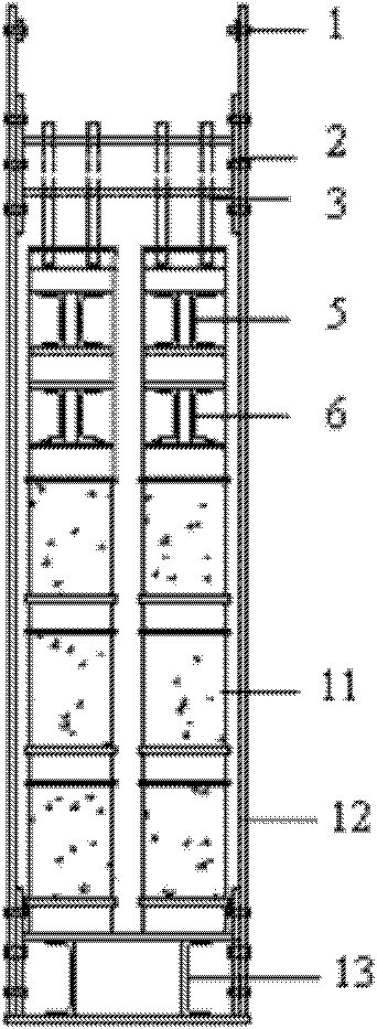 Novel flexural member sustained loading test device based on secondary level effect