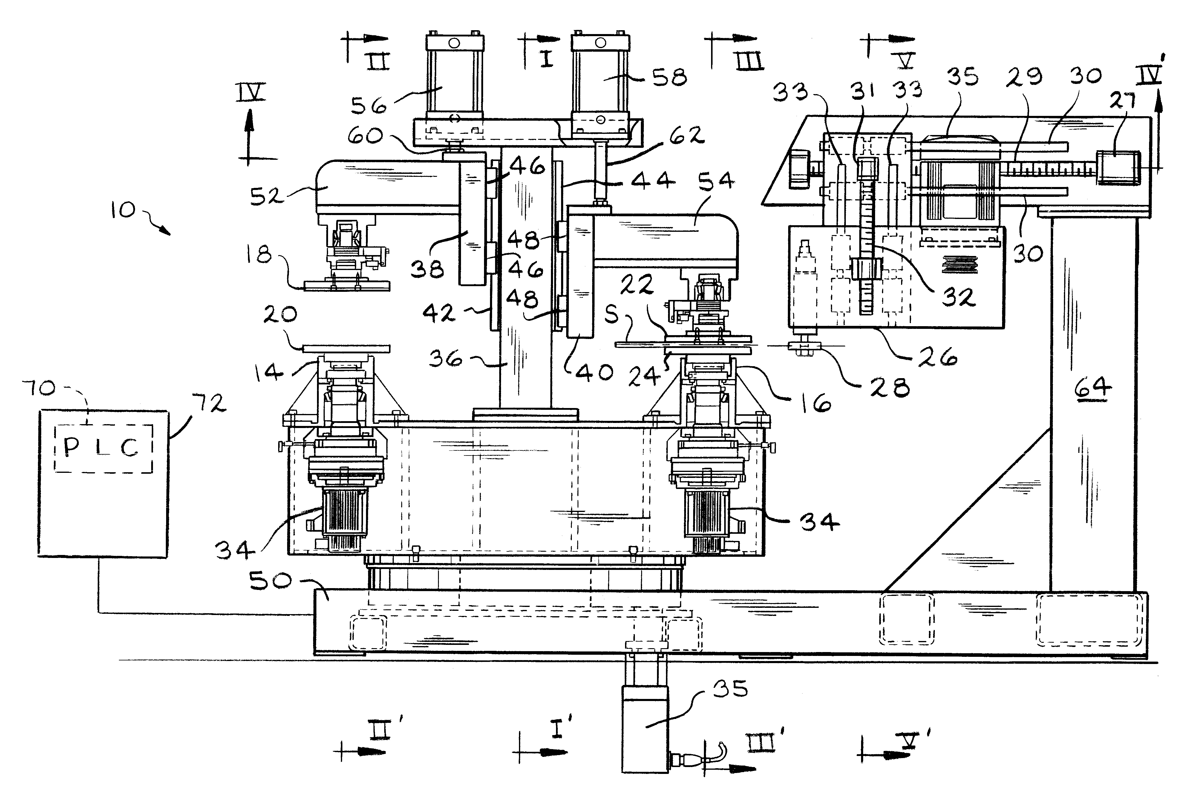 Machine for tooling small parts