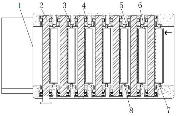 Multi-roller type steel plate leveler for steel pretreatment for ship manufacturing