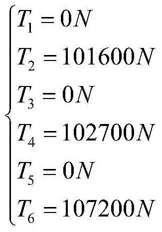 Airplane mooring load calculating method