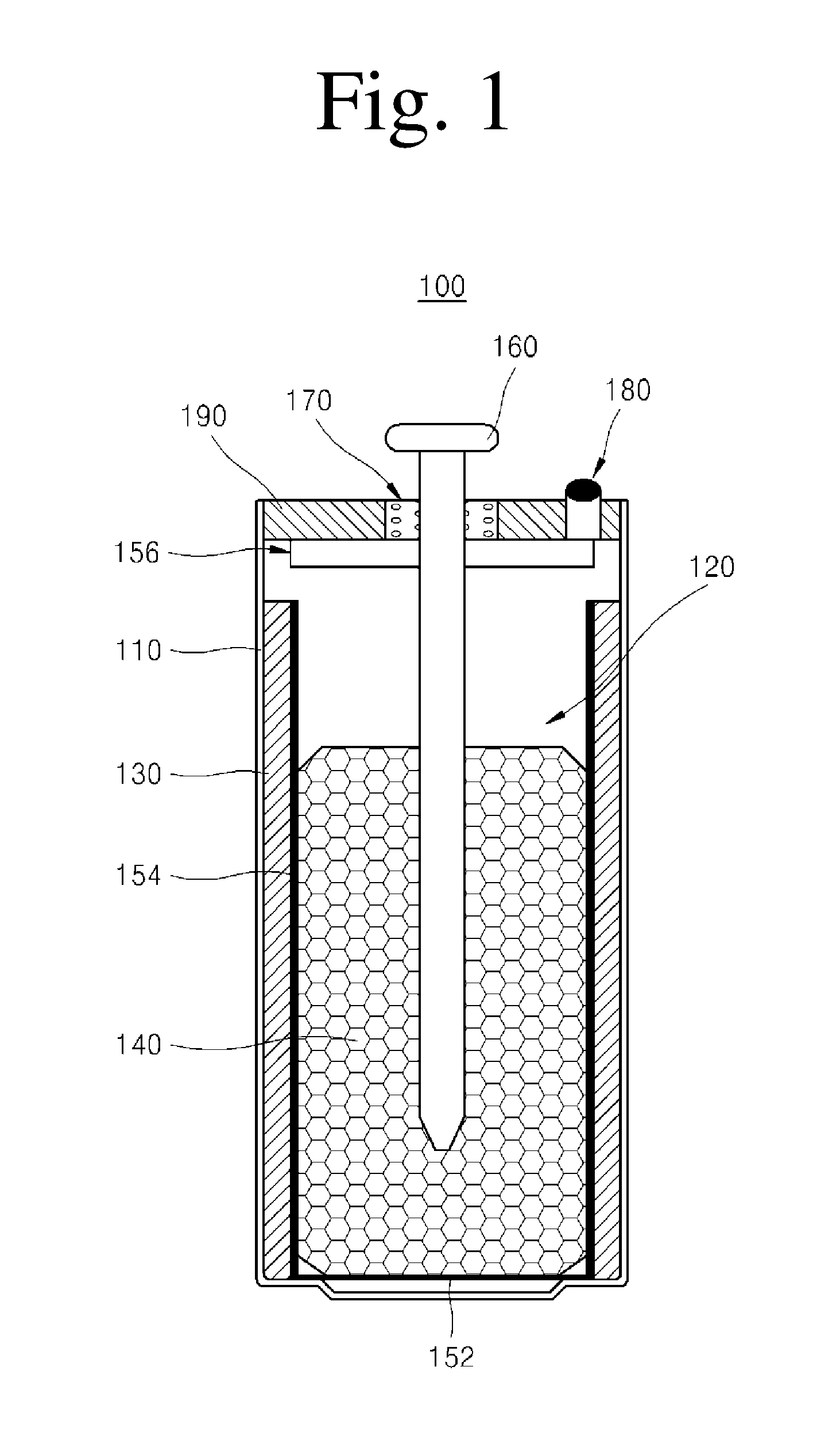 Lithium primary battery using composite electrolyte