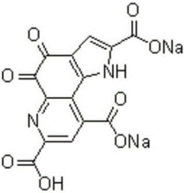 Application of pyrroloquinoline quinine active matter in prevention and control of weaned piglet diarrhea