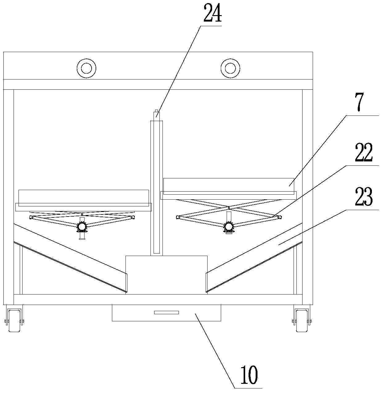 Automatic charcoal-fire sheep roasting machine