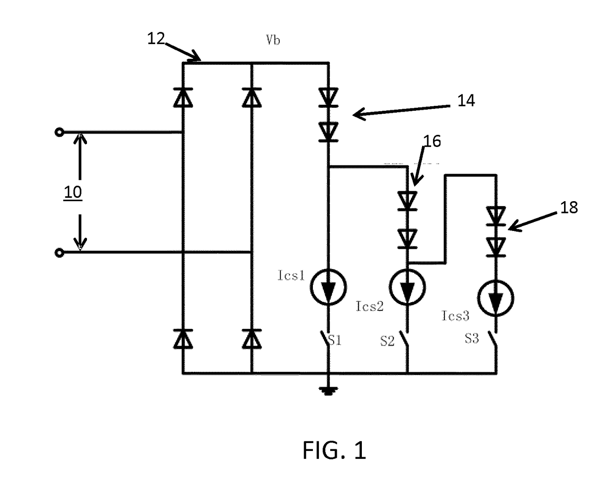 LED arrangement and LED driving method