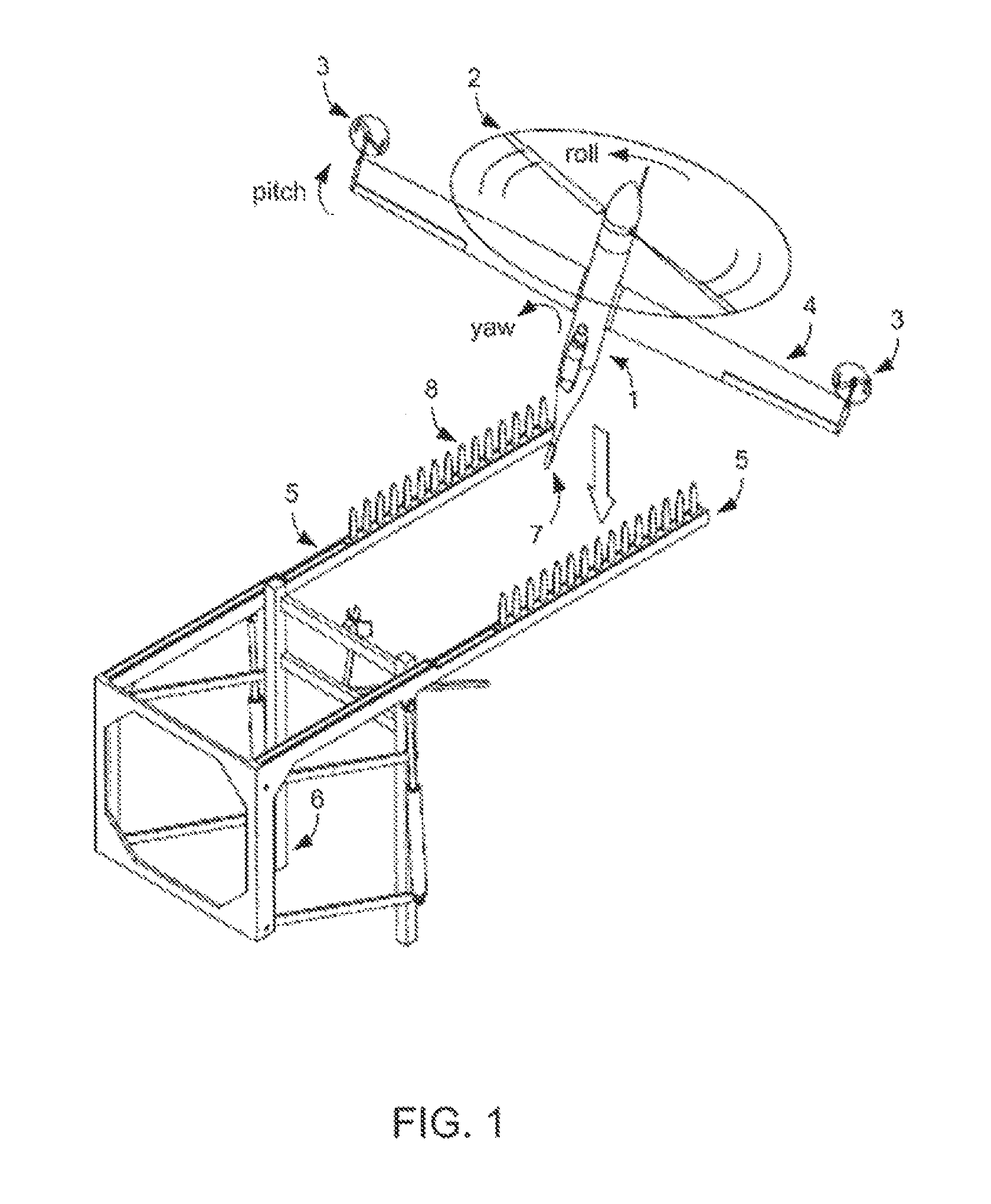 Method and apparatus for automated launch, retrieval, and servicing of a hovering aircraft