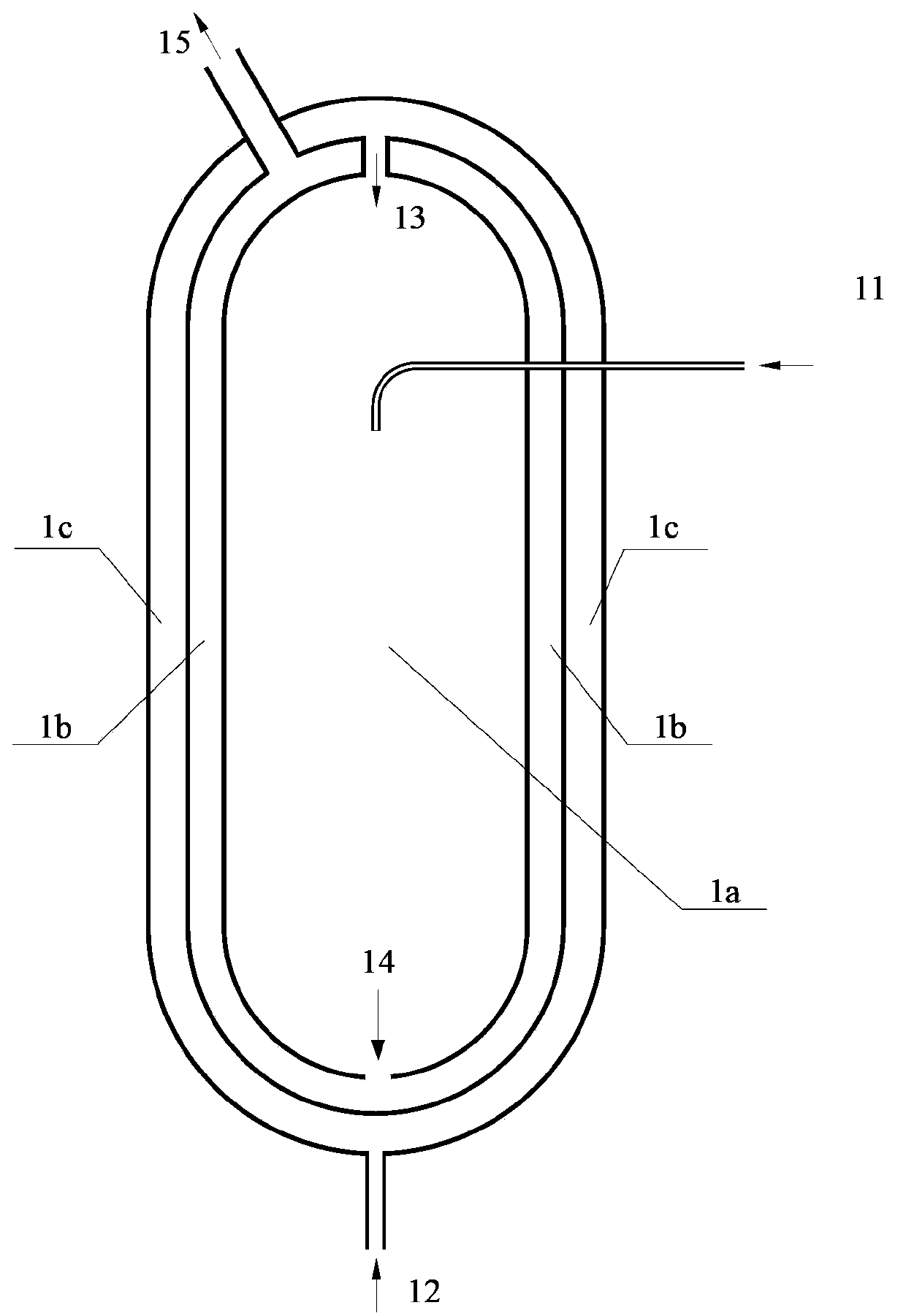 Catalytic combustion reactor and process for removing hydrogen in tail gas