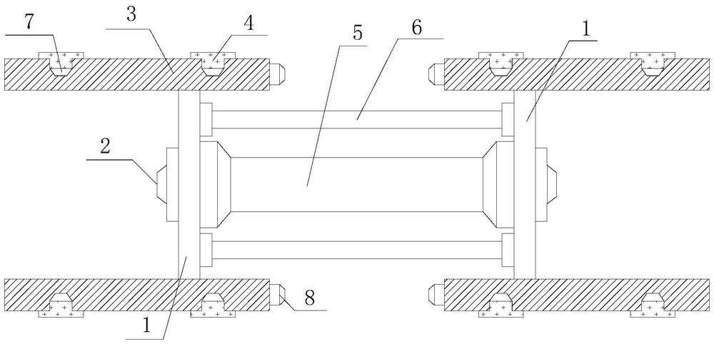 Composite piston structure for hydraulic cylinder