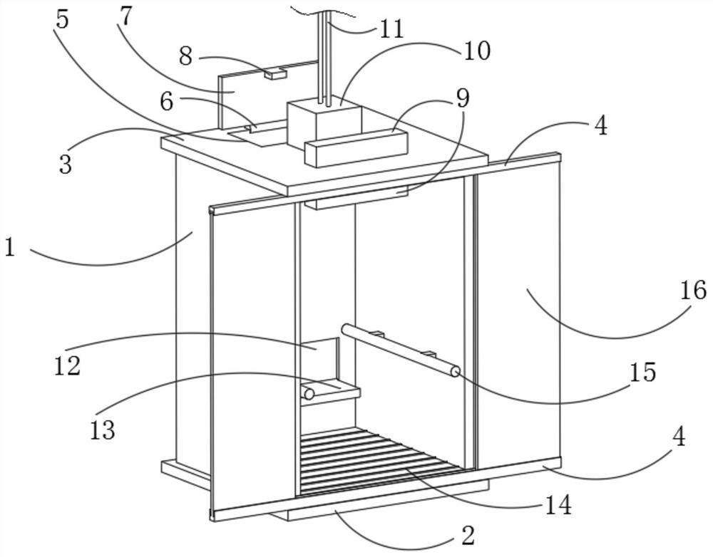 Elevator with safe channel for escape