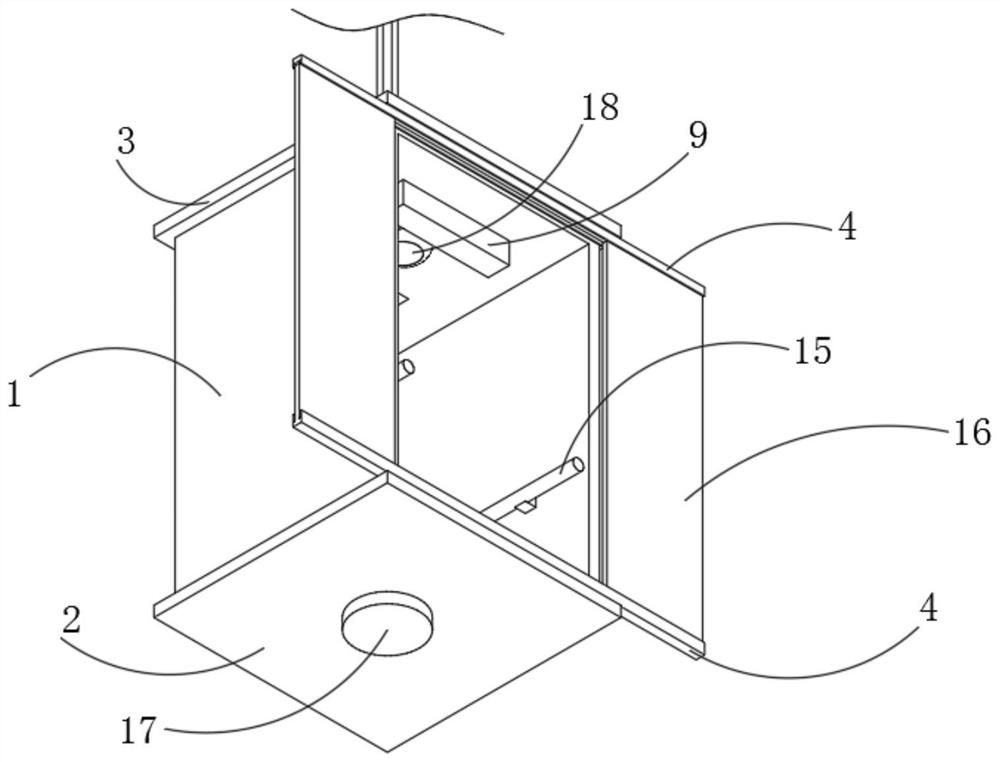 Elevator with safe channel for escape