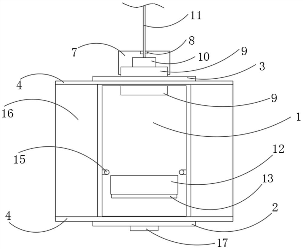 Elevator with safe channel for escape