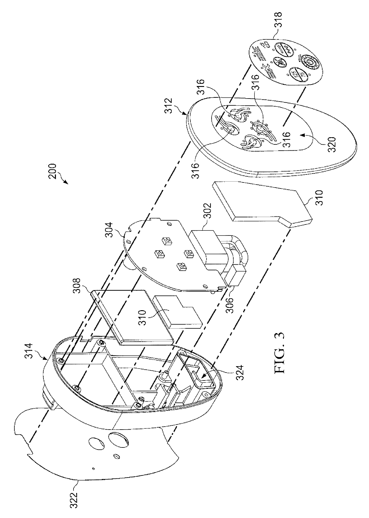 Therapy apparatus with integrated fluid conductors and noise attenuation