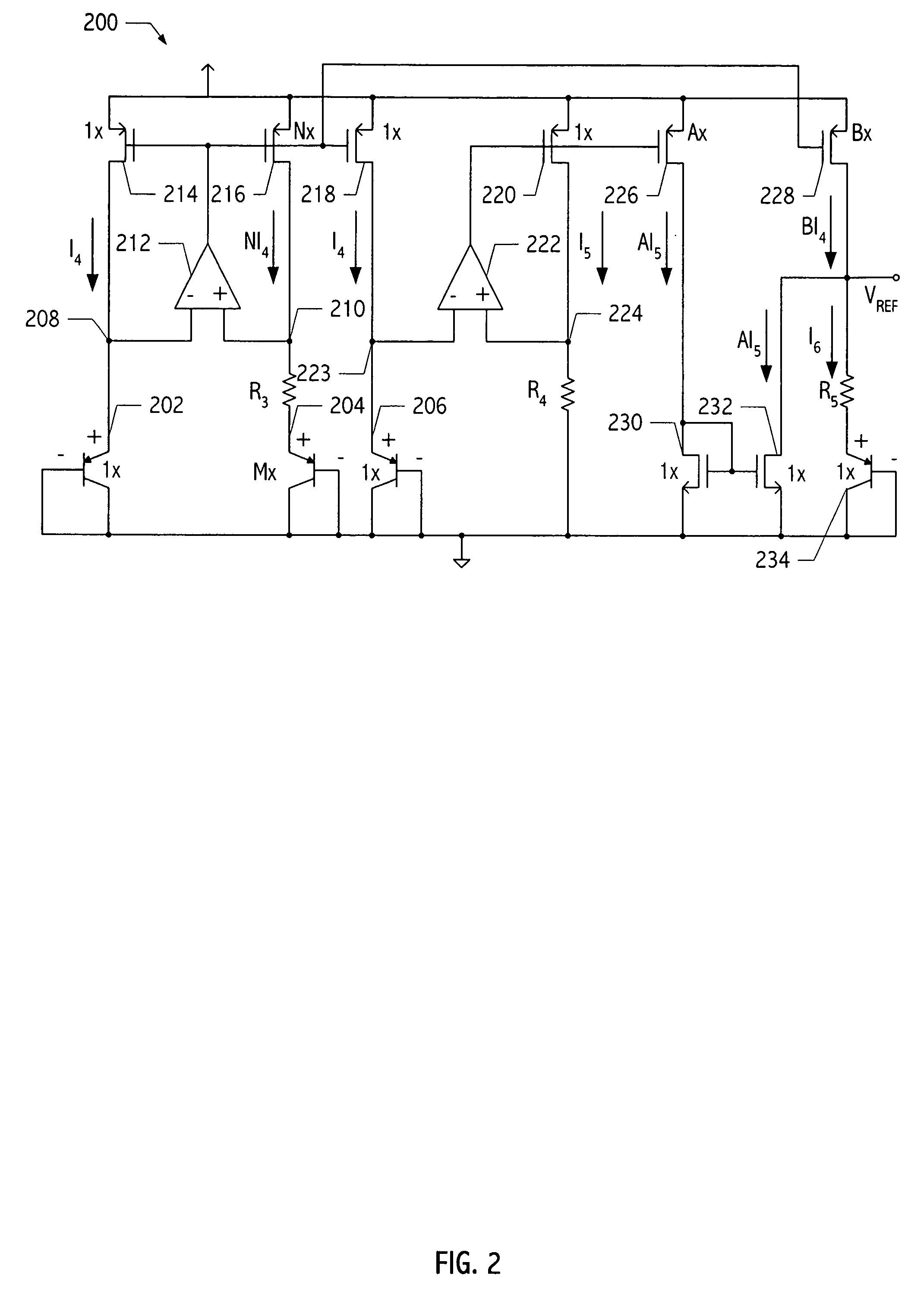 Voltage reference generator circuit subtracting CTAT current from PTAT current