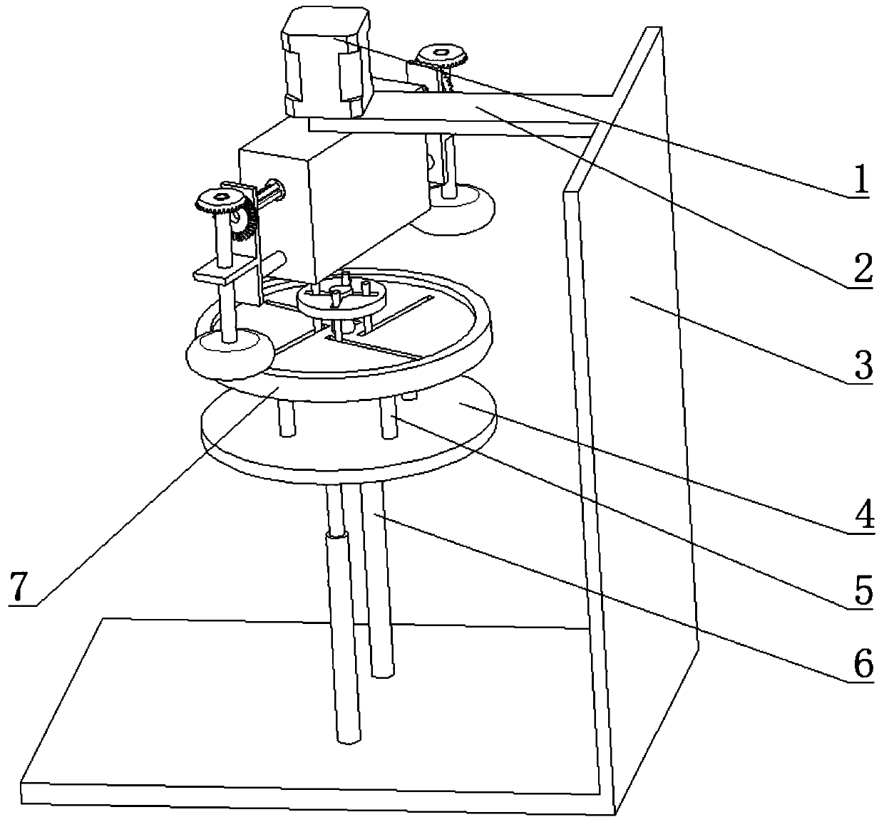 Device for treating residual rubber of bicycle hub