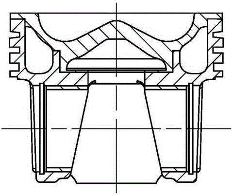 A thread welded integral forged steel piston